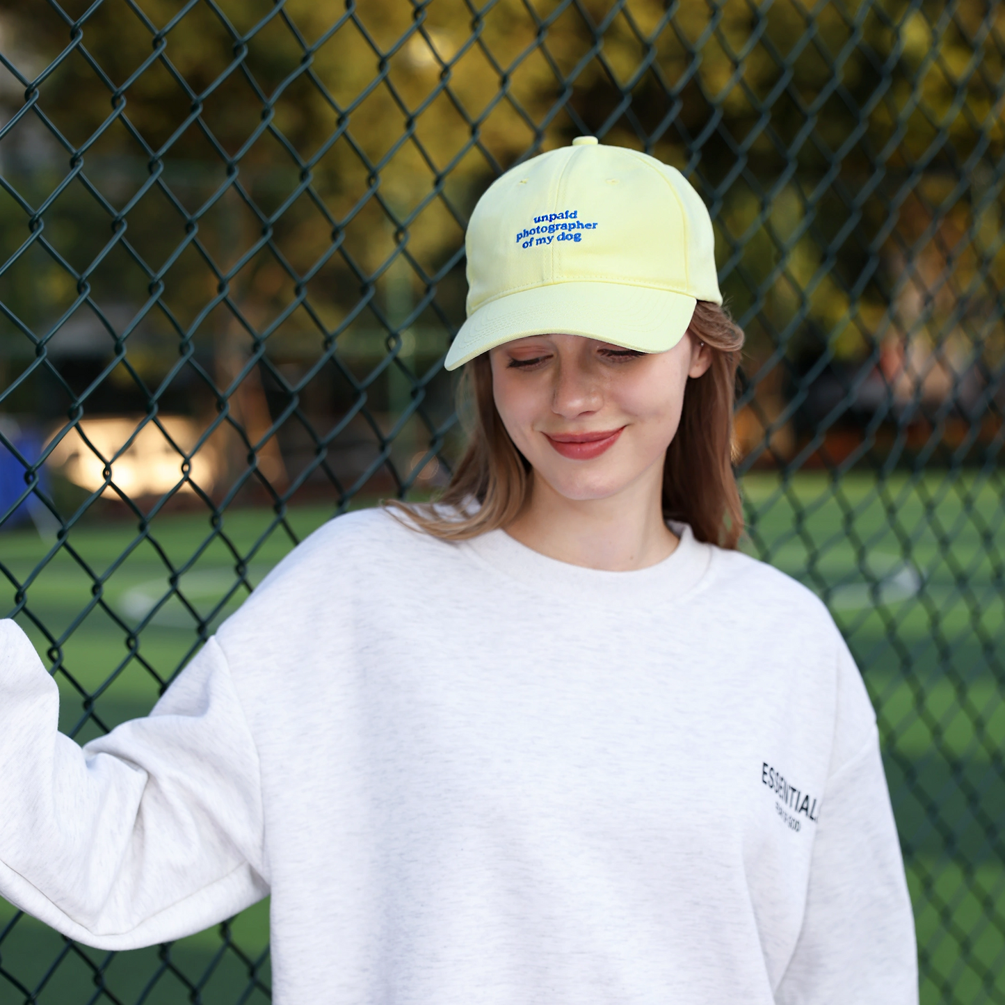 Unpaid Photographer of My Dog - Cap Yellow