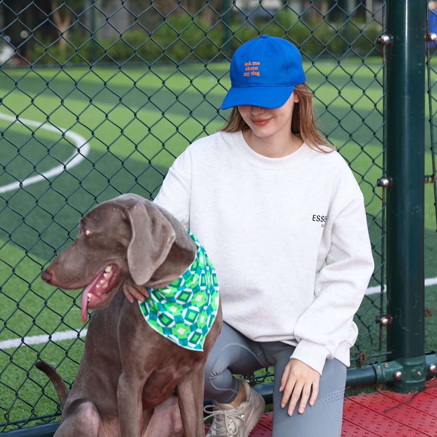 Ask Me About My Dog Cap - Lavender